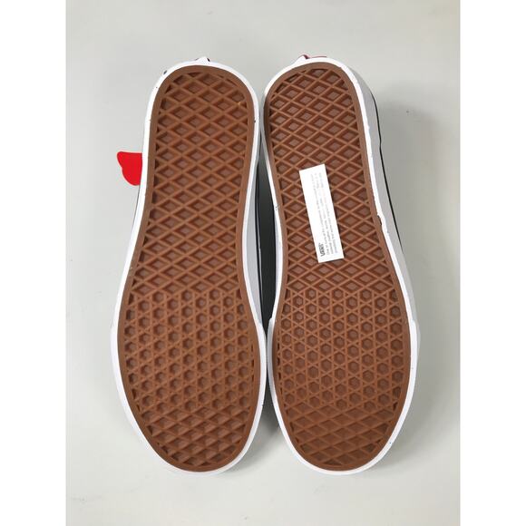 Vans Men's NIB Blue Checker Flame Skate Low Top Lace Up Shoes Sneakers Ward - Picture 10 of 13